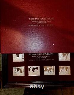Norman Rockwell's Favorite Moments From Mark Twain Limited Edition Silver Proofs