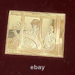 Norman Rockwell's Favorite Moments Mark Twain 10pc Proof Set Sterling Silver