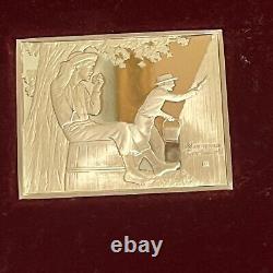 Norman Rockwell's Favorite Moments Mark Twain 10pc Proof Set Sterling Silver