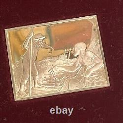 Norman Rockwell's Favorite Moments Mark Twain 10pc Proof Set Sterling Silver