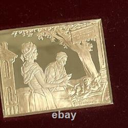 Norman Rockwell's Favorite Moments Mark Twain 10pc Proof Set Sterling Silver