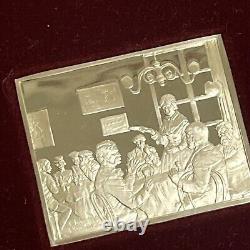 Norman Rockwell's Favorite Moments Mark Twain 10pc Proof Set Sterling Silver