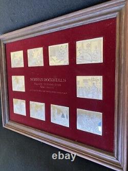 Norman Rockwell's Favorite Moments Mark Twain Limited Edition Proof Set STERLING