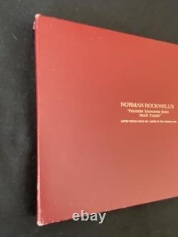 Norman Rockwell's Favorite Moments Mark Twain Limited Edition Proof Set STERLING