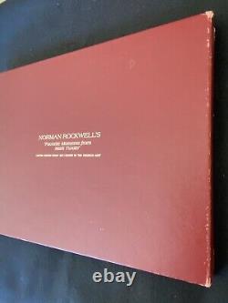 Norman Rockwell's Favorite Moments Mark Twain Limited Edition Proof Set STERLING