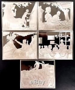 Norman Rockwell's Favorite Moments from Mark Twain, Franklin Mint Ingots withframe