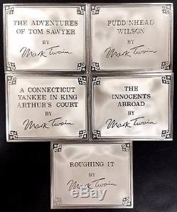 Norman Rockwell's Favorite Moments from Mark Twain, Franklin Mint Ingots withframe