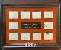 Norman Rockwell's Fondest Memories 1st Ed 10 Proof Set Pure. 925 Bars