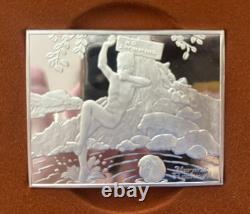 Norman Rockwell's Fondest Memories 1st Ed 10 Proof Set Pure. 925 Bars