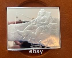 Norman Rockwell's Fondest Memories 1st Ed 10 Proof Set Pure. 925 Bars