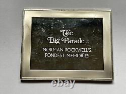 Norman Rockwell's Fondest Memories Sterling Silver Proof Ingots Franklin Mint