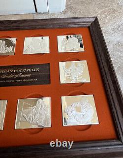 Norman Rockwell's Fondest Memories Sterling Silver Proof Set Solid