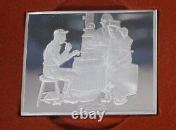 Norman Rockwell's Fondest Memories Sterling Silver Proof Set Solid