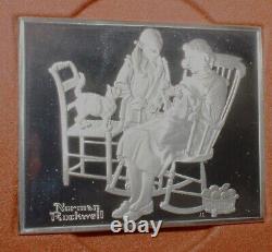 Norman Rockwell's Fondest Memories Sterling Silver Proof Set Solid