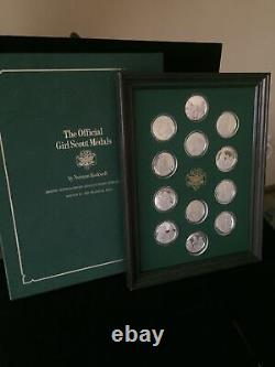 Norman Rockwell's Limited Edition Solid Sterling Silver Medallion Set