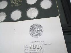 Norman Rockwell's Medallic Tribute To Robert Frost L/e Proof Set Sterling Silver