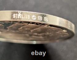 North Carolina State Silver Proof 33.2 g. 925 Round Franklin Mint 1975