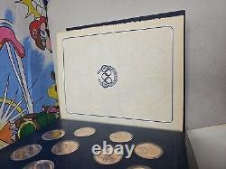 Official History of the Olympic Games, 50 Silver Medals w COA Franklin Mint READ