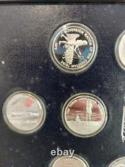 Official Medals Of Indian Tribal Nations 1973 Franklin Mint 10 Coins 999 Silver