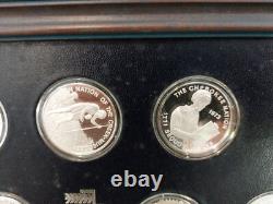 Official Medals Of Indian Tribal Nations 1973 Franklin Mint 10 Coins 999 Silver