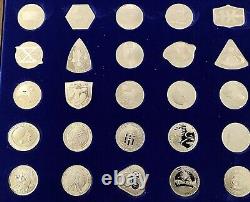 Official NASA Manned Space Flight Emblems Complete Set (25) 500g of 92.5% Silver