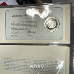 Official United Nations Medallic First Day Covers 1974 Series 5 Sterling Silver