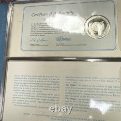 Official United Nations Medallic First Day Covers 1974 Series 5 Sterling Silver