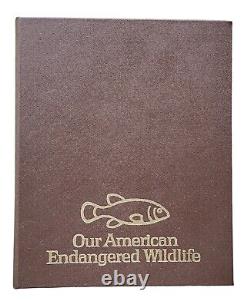 Our American Endangered Wildlife. 925 Silver Coin Collection Franklin Mint