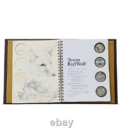 Our American Endangered Wildlife. 925 Silver Coin Collection Franklin Mint