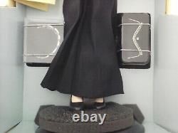 PRINCESS DIANA Porcelain Portrait Doll Franklin Mint Black Dress New in Box