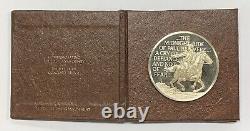 Paul Revere Call To Battle Commemorative 3 OZ Silver Proof Medal-Franklin Mint