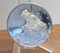Pennsylvania'76 The American Revolution Bicentennial 21.4 g. 925 Silver Round