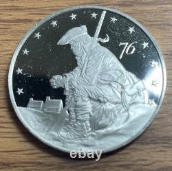 Pennsylvania'76 The American Revolution Bicentennial 21.4 g. 925 Silver Round