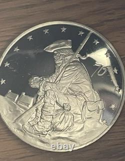 Pennsylvania'76 The American Revolution Bicentennial 21.4 g. 925 Silver Round