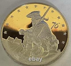 Pennsylvania'76 The American Revolution Bicentennial 21.4 g. 925 Silver Round