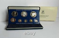 Philippines Silver Proof Set 1977 Pilipinas 5 25 50 Piso Sentimos Manuel Quezon