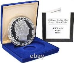 Pistrucci George and The Dragon Silver Proof. 925 350G 90mm Giant Coin CAP + COA