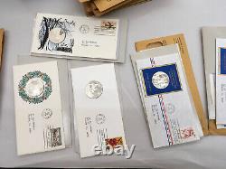 Postmasters Of America 21 Medallic First Day Covers 1974 Sterling Silver set