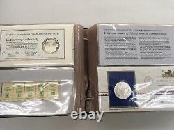 Postmasters Of America 23 Medallic First Day Covers 1973 Sterling Silver set