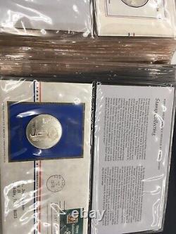 Postmasters Of America 24 Medallic First Day Covers 1972 Sterling Silver set