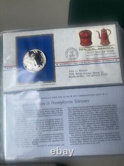 Postmasters Of America Medallic First Day Covers 1979