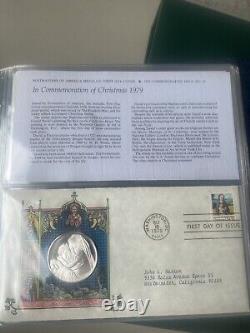 Postmasters Of America Medallic First Day Covers 1979