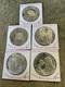 Postmasters Of America Sterling Silver Medal Coins. Franklin Mint. Lot Of 5
