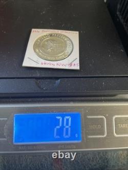 Postmasters of America Sterling Silver Medal Coins. Franklin Mint. Lot of 5