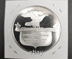 Postmasters of America Sterling Silver Medal Coins. Franklin Mint. Lot of Ten