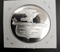 Postmasters of America Sterling Silver Medal Coins. Franklin Mint. Lot of Ten