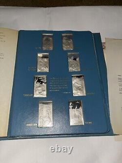 Preowned- The Treasury Of Biblical Wildlife Franklin Mint Silver Ingots (24)