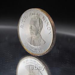 President Richard M Nixon Franklin Mint 1oz 925 Sterling Silver round C3878