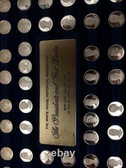 Presidents and First Ladies Mini Proof Silver Set Washington Carter