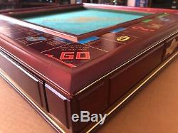Pristine Franklin Mint Collector's Edition MONOPOLY Wood 1991 Gold And Silver